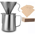 Cafetiere filtre manuelle Lalord ensemble verser pichet
