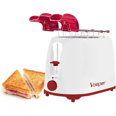 Grille pain Beper P101tos100 Compact Fonctionnel Polyvalent Pratique