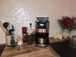 image client 1 Machine À Café Filtre Barista Kaffee Cafetière avec Broyeur Digital