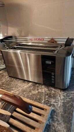 image client 1 Grille pain Lebenlang Inox 4 Fentes Longues