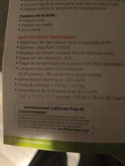 image client 1 Friteuse À Air NutriChef À 5.5L