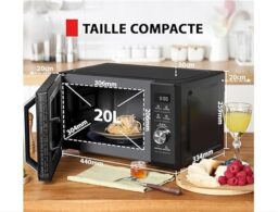 image client 2 Four Micro Ondes Toshiba MW3 AG20PE(BK)