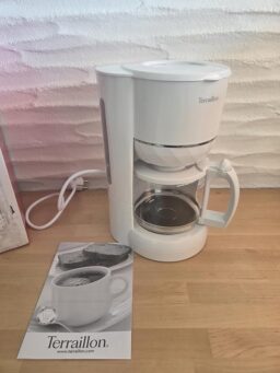 image client 3 Cafetiere Filtre Electrique Terraillon Diamant Blanc