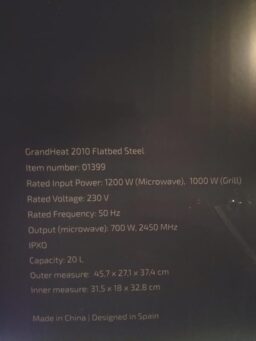 image client 3 Micro Ondes Plat Cecotec GrandHeat 2000 Flatbed Steel