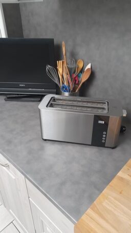 image client 4 Grille pain Lebenlang Inox 4 Fentes Longues