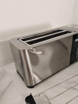 image client 5 Grille pain Lebenlang Inox 4 Fentes Longues