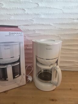 image client 6 Cafetiere Filtre Electrique Terraillon Diamant Blanc