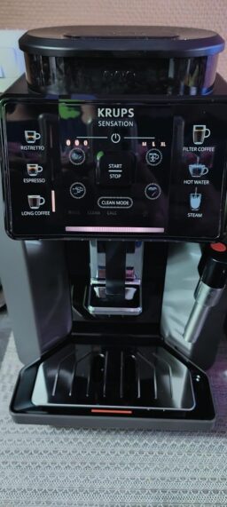 image client 7 Machine À Café Grains Expresso Automatique Krups Sensation Lait Ea912e10