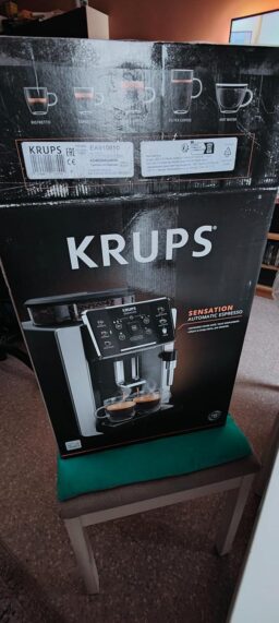 image client 9 Machine À Café Grains Expresso Automatique Krups Sensation Lait Ea912e10