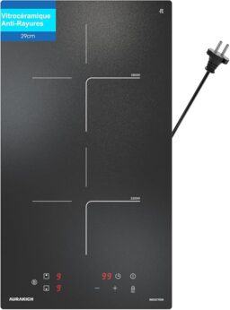 Image du fabricant 1 du Plaque induction 2 feux noire