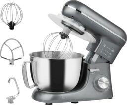 Image du fabricant 1 du Robot pâtissier HOMCOM argent
