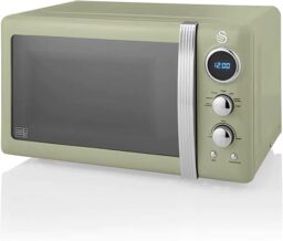 Image du fabricant 1 du Swan Retro Micro-ondes vert