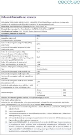 Image du fabricant 10 du Cecotec Bolero Aguazero 6110 Inox