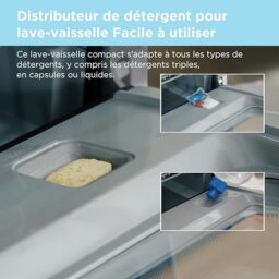 Image du fabricant 10 du COMFEE' mini lave-vaisselle blanc