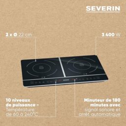 Image du fabricant 10 du SEVERIN Double plaque à induction