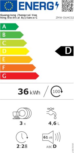 Image du fabricant 10 du YU YUSING Mini Lave-vaisselle