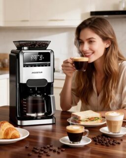Image du fabricant 2 du Aigostar Cafetière à Grain noire