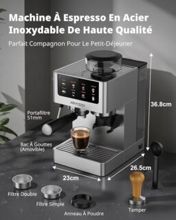 Image du fabricant 2 du AIRMSEN Espresso Machine Café
