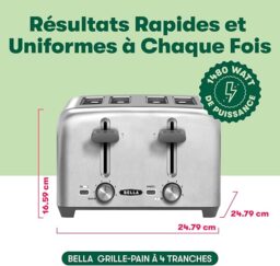 Image du fabricant 2 du bella Grille-pain 4 tranches