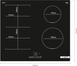 Image du fabricant 2 du Bosch PVS611BB6E table induction