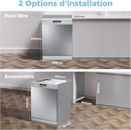 Image du fabricant 2 du COMFEE' CDWPF1201PS lave-vaisselle