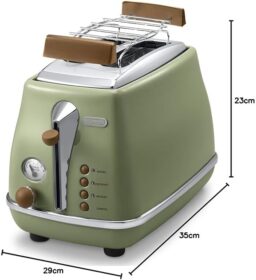 Image du fabricant 2 du Grille-Pain De'Longhi Olive