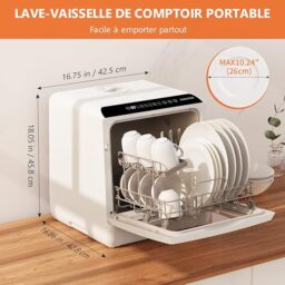 Image du fabricant 2 du Karlxtom Mini Lave-vaisselle compact