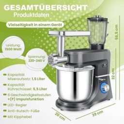 Image du fabricant 2 du KESSER Robot cuisine 3-en-1