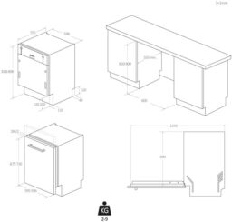 Image du fabricant 2 du Lave-vaisselle Candy CI3E7L0W
