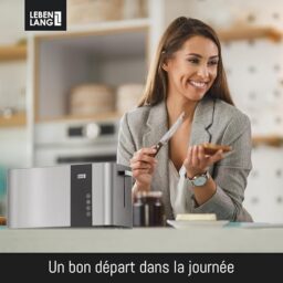 Image du fabricant 2 du LEBENLANG Grille-Pain Inox 4 fentes