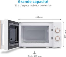 Image du fabricant 2 du Micro-ondes MEDION bois 20L