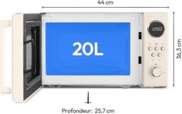 Image du fabricant 2 du Micro-ondes rétro MEDION beige