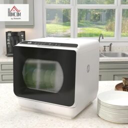 Image du fabricant 2 du Mini lave-vaisselle HOMCOM noir