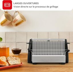 Image du fabricant 2 du Moulinex Grille-pain Vintage, Inox noir