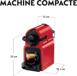 Image du fabricant 2 du Nespresso Krups Inissia rouge