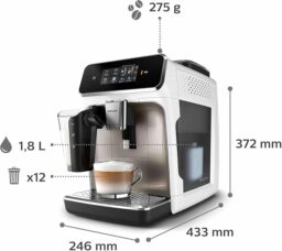Image du fabricant 2 du Philips Expresso Série 2300 blanc