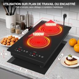 Image du fabricant 2 du Plaque induction 2 feux 3000W