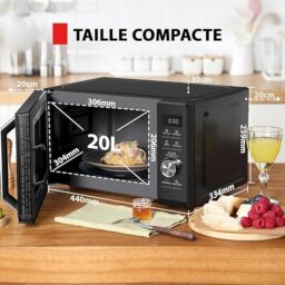 Image du fabricant 2 du Toshiba MW3-AG20PE(BK) micro-ondes noir