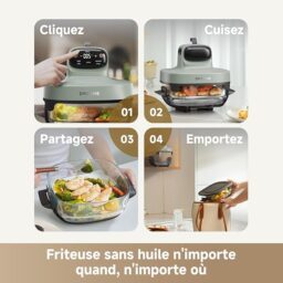 Image du fabricant 3 du DREAME Tasti Friteuse Air Verre