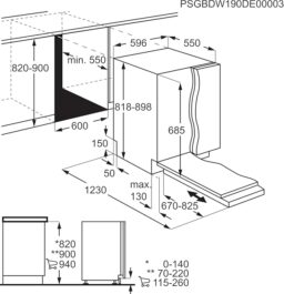 Image du fabricant 3 du AEG Lave-vaisselle 60 cm intégré
