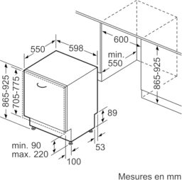 Image du fabricant 3 du Bosch SBV26AX01F lave-vaisselle