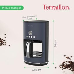 Image du fabricant 3 du Cafetière Terraillon NEW MOON bleue