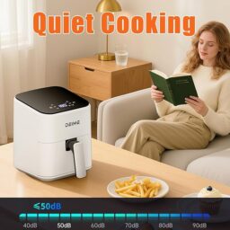 Image du fabricant 3 du DEIME Air Fryer compact blanc