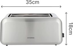 Image du fabricant 3 du Grand Grille-Pain Inox 1400W