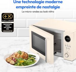 Image du fabricant 3 du Micro-ondes rétro MEDION beige