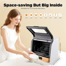Image du fabricant 3 du Mini lave-vaisselle 800 W