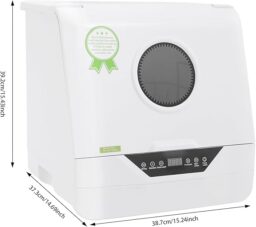 Image du fabricant 3 du Mini lave-vaisselle portable blanc