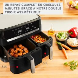 Image du fabricant 3 du Moulinex air fryer deux compartiments
