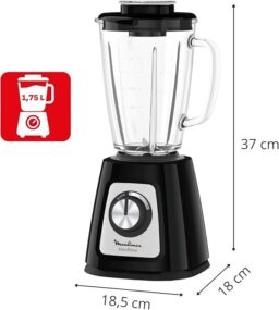 Image du fabricant 3 du Moulinex Blender Blendforce noir