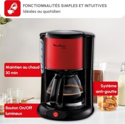 Image du fabricant 3 du Moulinex Subito cafetière rouge